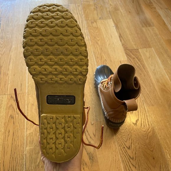 LL Bean Boot (original, women’s size 6) in Tan/Brown - Picture 9 of 10